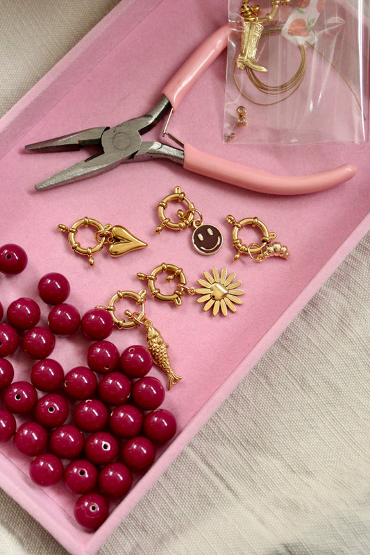 Roze knijptang