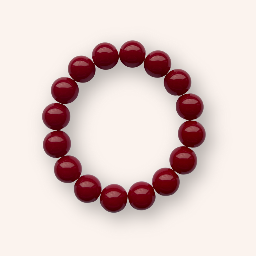Rode kralen armband