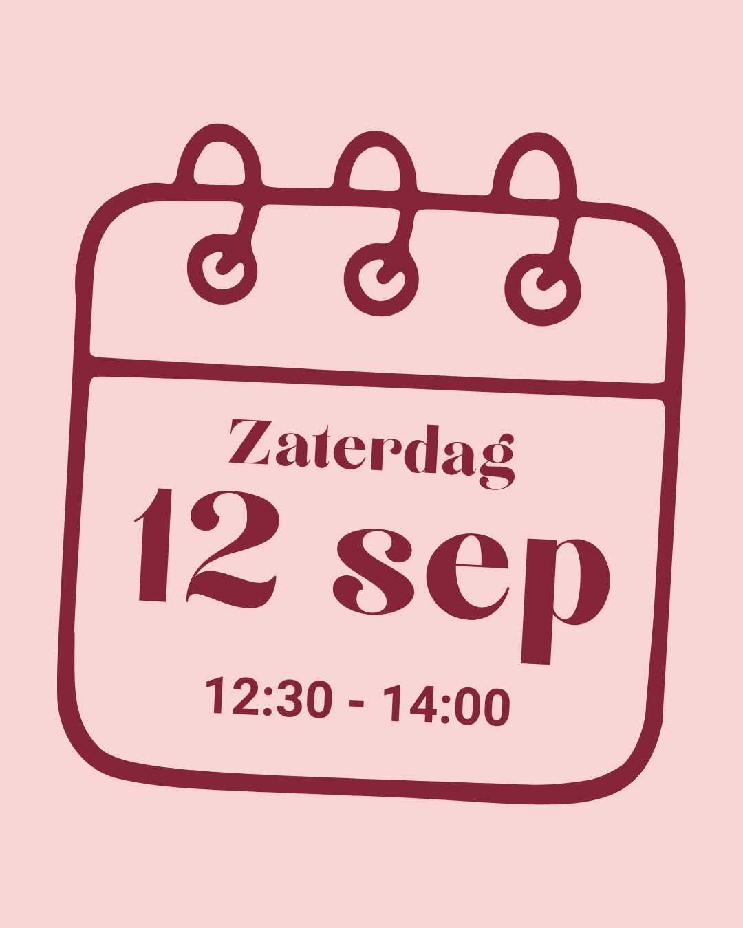 Workshop 12 september 12:30 - 14:00