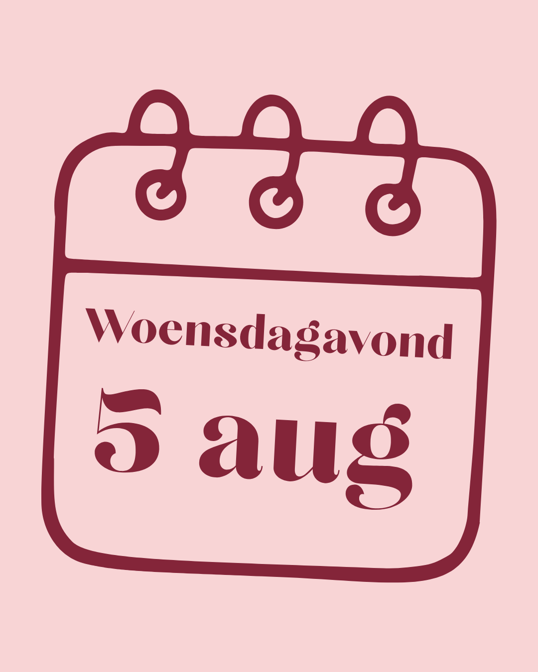 Workshop 5 augustus