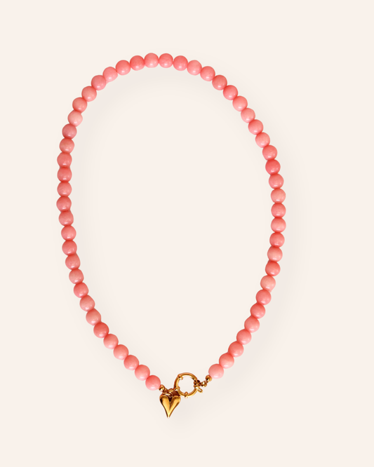 Nature love natuurstenen kralenketting