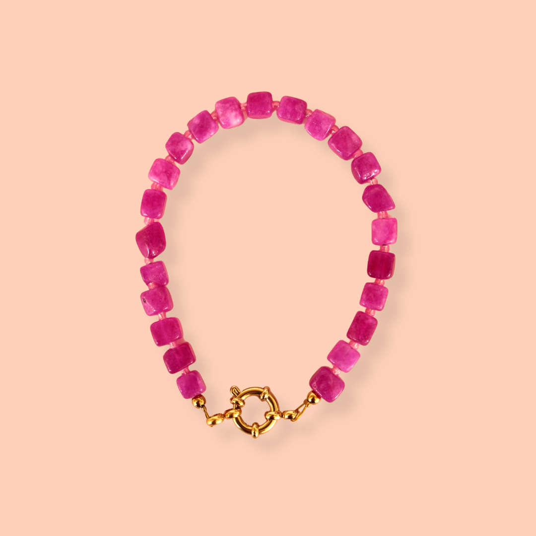 Double pink armband