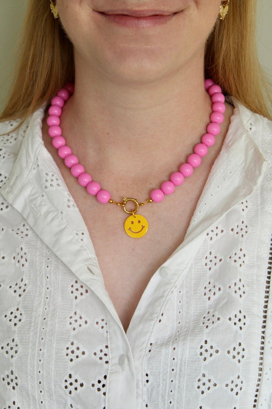 Roze smiley