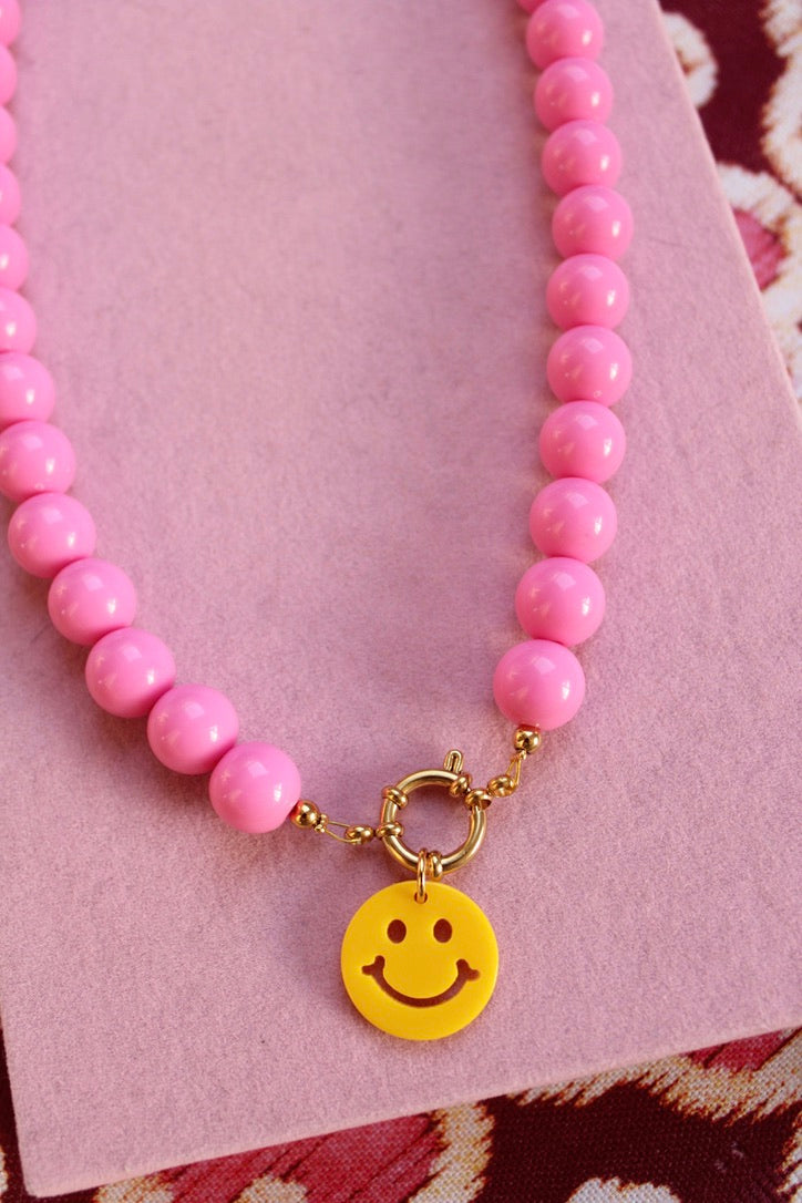 Roze smiley