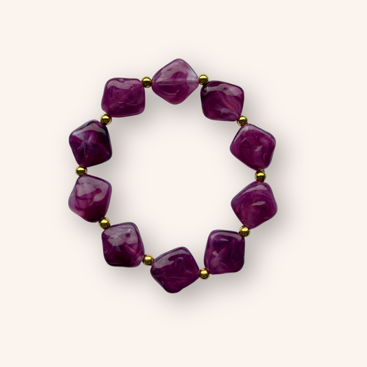 Paarse armband