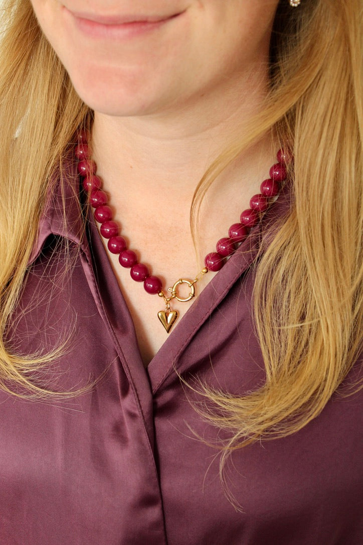 DIY Pakket burgundy – Maak je eigen ketting