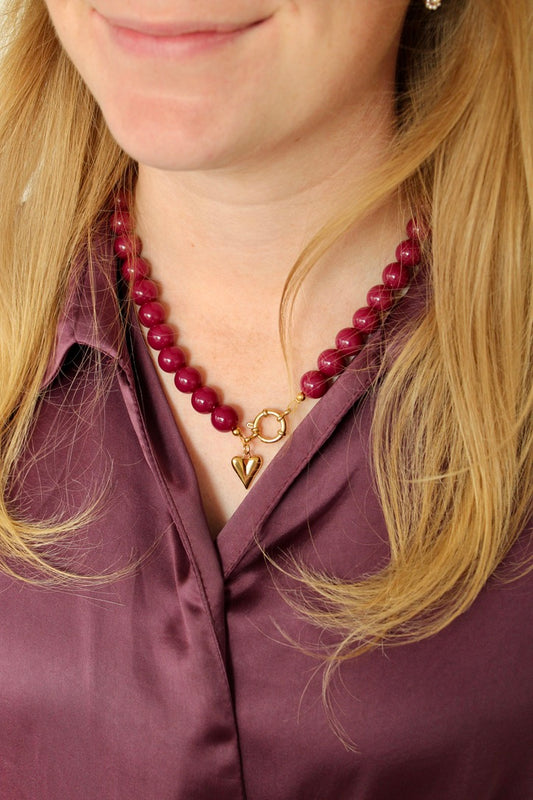 DIY Pakket burgundy – Maak je eigen ketting