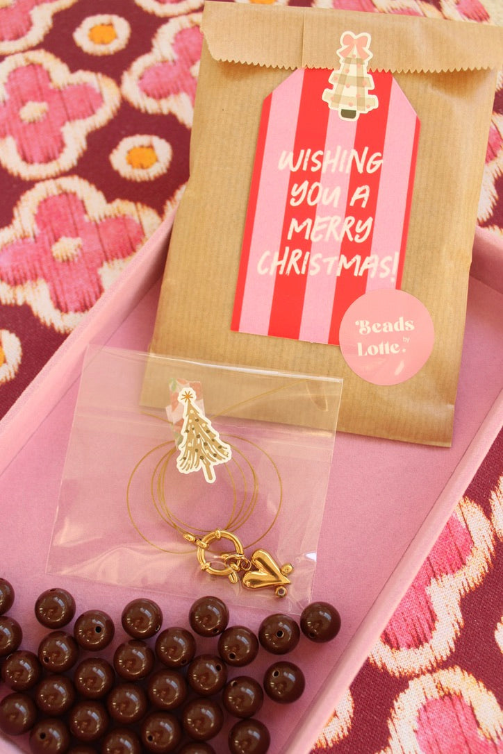 DIY Pakket bruin – Maak je eigen ketting