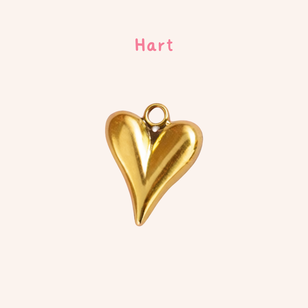 Lightly pink and red kralenketting